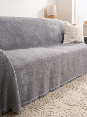 Slashop Sofa Slipcover - Stone Grey